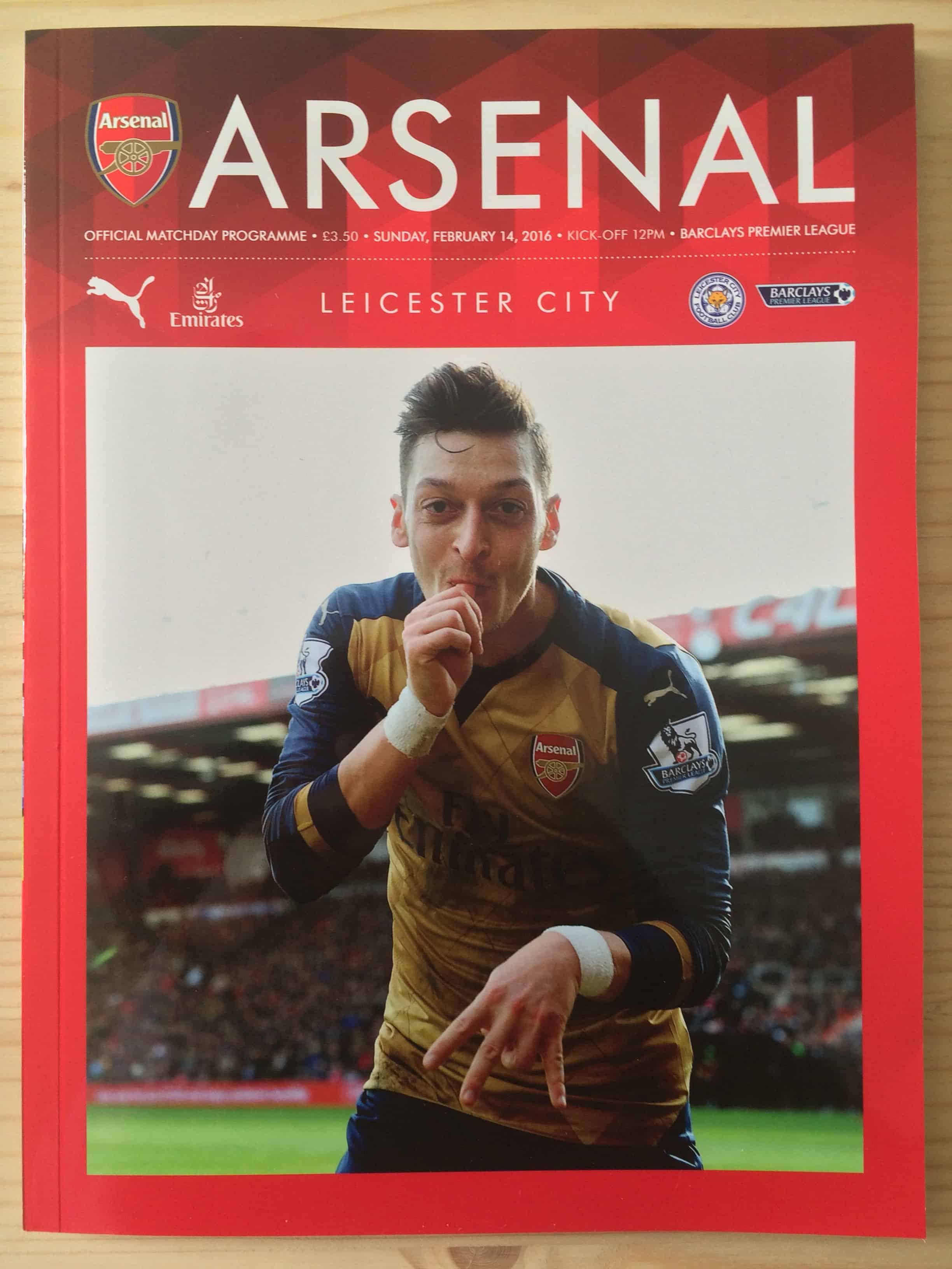 Arsenal FC v Leicester City FC